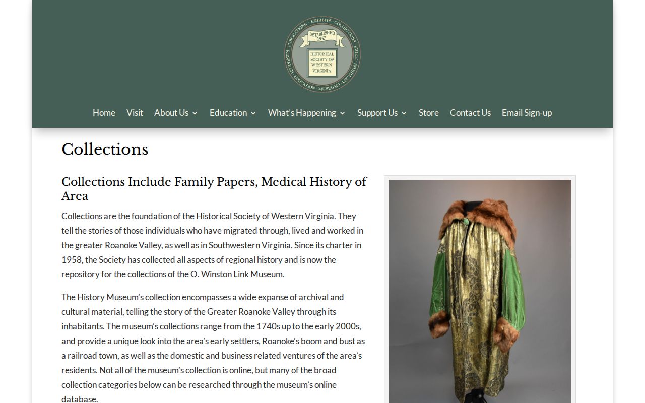 Roanoke city directory historical collections page